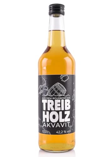 Holsteiner Geister Treibholz Akvavit 500ml | 42,2% Vol. Alkohol | Natürliche Zutaten | Made in Germany von Generisch