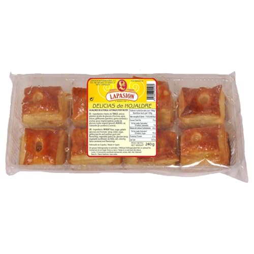 Honig-Blätterteiggebäck spanische 8 Stück 240 g. 3er Pack von Generisch