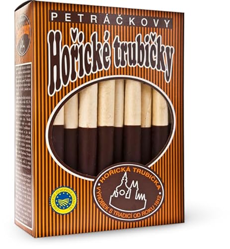 Hořické trubičky Wafers with cocoa and nuts dipped in cocoa glaze 30 tubes pcs 600g Hořické trubičky Wafers with cocoa and nuts dipped in cocoa glaze 30 tubes pcs 600g von Generisch