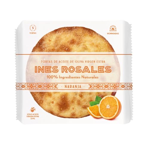 INÉS ROSALES Ölkuchen mit Orange 150 g. 3er Pack von Generisch