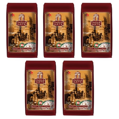 India Gate Classic Basmati Reis (5er-Pack x 1 kg) von Generisch