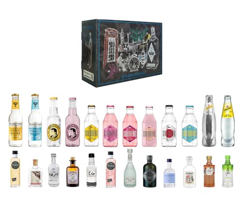 Individuelles Gin Tonic Advents Tasting Set mit 12x Verschiedene Gin Sorten + 12x Verschiedene Tonic Sorten Probierset entdecke Deinen Individuelles Gin Tonic Advents Tasting Set mit 12x Verschiedene Gin Sorten + 12x Verschiedene Tonic Sorten Probierset entdecke Deinen von Generisch
