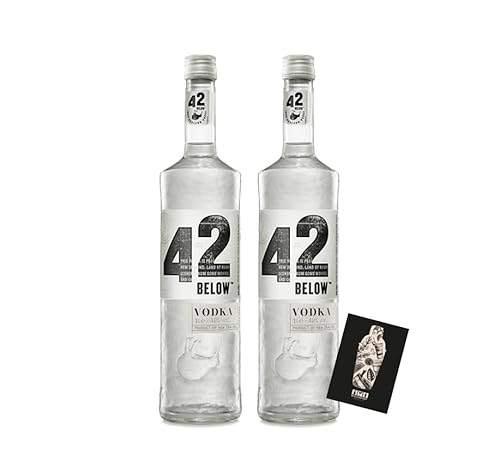 Individuelles Set mit 42 Below 2er Set neuseeländischer Vodka 2x 1L 40% VOL- [Enthält Sulfite] von Generisch