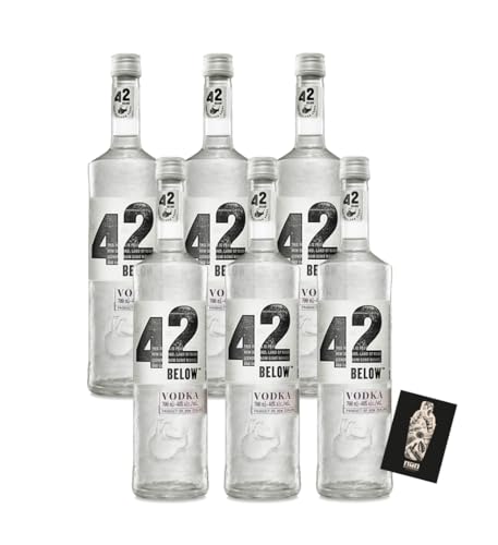 Individuelles Set mit 42 Below 6er Set neuseeländischer Vodka 6x 0,7L 40% VOL- [Enthält Sulfite] von Generisch