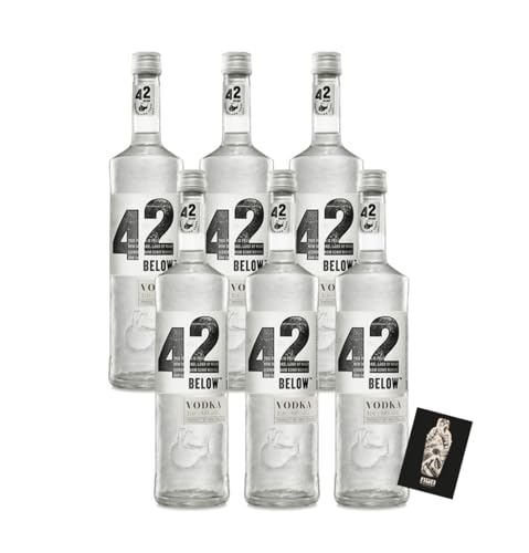 Individuelles Set mit 42 Below 6er Set neuseeländischer Vodka 6x 1L 40% VOL- [Enthält Sulfite] von Generisch