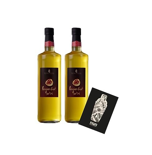 Generisch Individuelles Set mit Bottled Cocktails 2er Set Passion Fruit Martini 1L (19% Vol) 2 Flaschen = 20 Cocktails - [Enthält Sulfite] von Generisch