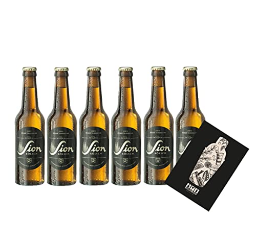 Individuelles Set mit Sion Kölsch 6er Set Bier 0,33L (4,8% Vol) mit Mixcompany Grußkarte inkl Pfand MEHRWEG- [Enthält Sulfite] von Generisch