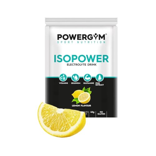 Isopower Elektrolytgetränk mit Zitronengeschmack spanische 40 g. 8er Pack von Generisch