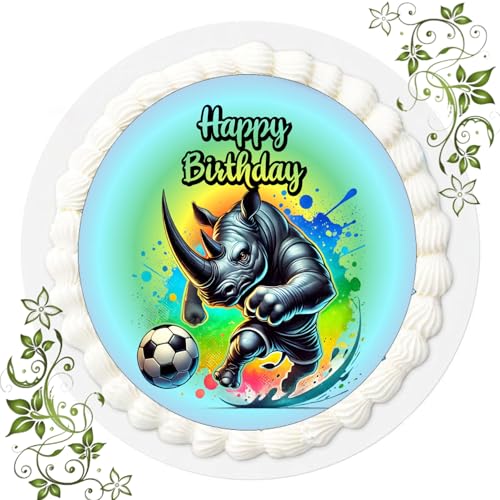 J & G FONDANT Tortenbild, Zuckerbild mit Motiv, Essbares Foto für Torten, Tortenbild, Tortenaufleger Ø 20cm FONDANT Fussball Nr. 78 J & G FONDANT Tortenbild, Zuckerbild mit Motiv, Essbares Foto für Torten, Tortenbild, Tortenaufleger Ø 20cm FONDANT Fussball Nr. 78 von Generisch