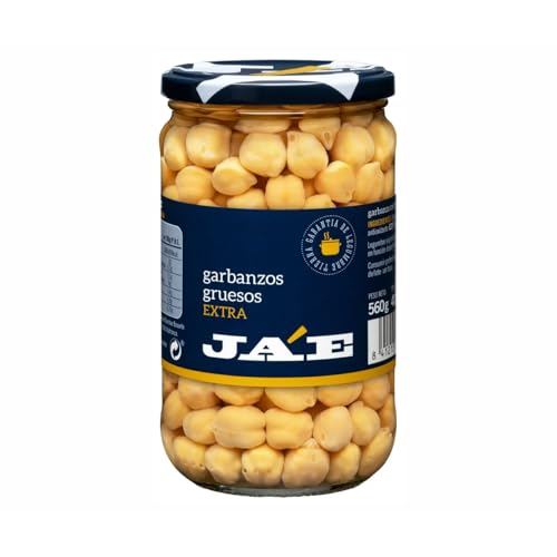 JA'E Gekochte Kichererbsen JA'E Glas 500 g 2er-Pack. von Generisch