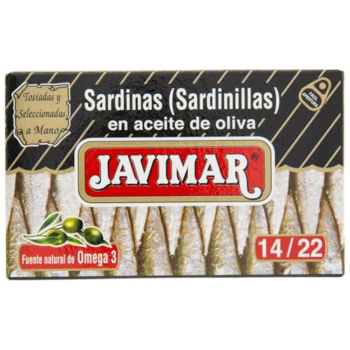 JAVIMAR Sardinen in Olivenöl, Dose 88 g. 9er-Pack von Generisch