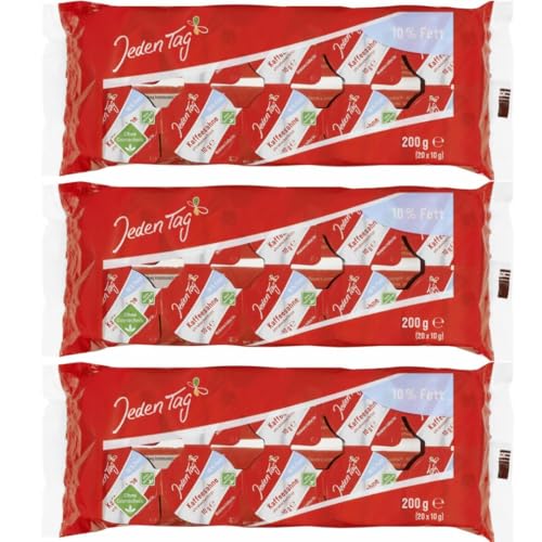 Jeden Tag Kaffeesahne 10% 20 Stück x 10 gramm x 3 Packungen mit Pufai Grocery Jeden Tag Kaffeesahne 10% 20 Stück x 10 gramm x 3 Packungen mit Pufai Grocery von Generisch