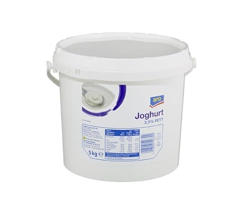 Joghurt natur 3,5% Fett im Milchanteil - 5,00 kg Eimer - aro von Generisch