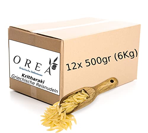KRITHARAKI | griechische Reisnudeln PASTA Großpackung 12x500gr (6Kg) von Generisch