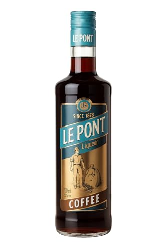 Le Pont Kaffeelikör 700ml – Aromatischer Likör mit feinem Kaffeegeschmack – Coffee Liqueur – Premium Qualität von Generisch
