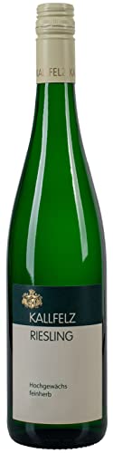 KALLFELZ Riesling Hochgewächs Weißwein Feinherb (1 x 0,75 l), Jahrgang 2020, 11,0% Vol | Feinfruchtig, Harmonisch und Ausgewogener Riesling von der Mosel von KALLFELZ RIESLING