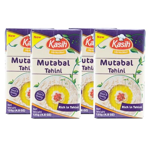 Kasih Mutabal bi Tahina - Baba Ghannoush - Arabisches Auberginenenpüree 4 x 135 g von Generisch