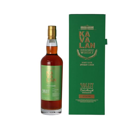 Generisch Kavalan Solist Port Cask 50-61% vol Cask Strength - Single Malt Whisky aus Taiwan (1x0,7l) von Generisch