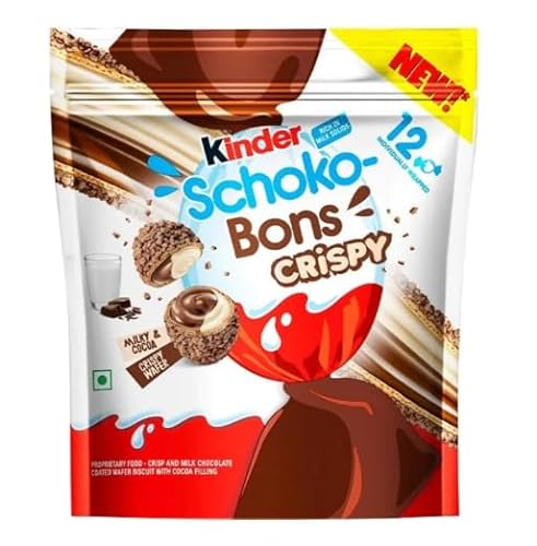 Kinder Schoko Bon Crispy 67g + Fire Drink GmbH Sticker von Generisch