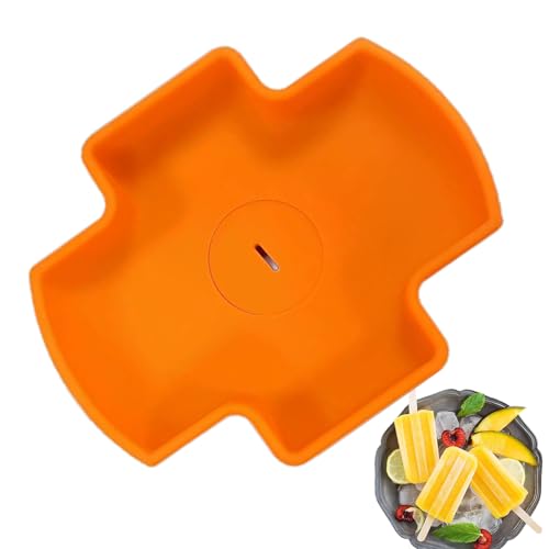 Kinderhalter, kein Drop -Pop -Halter | Wiederverwendbarer am Stielhalter Silicon Ice Pop Stand | Creme Stickschutz waschbarer tragbarer Tropffänger für Gefrierschrank von Generisch