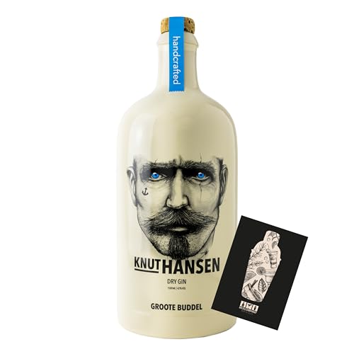 Knut Hansen Hamburg Dry Gin 1,5L (42% Vol) handcrafted Bottle - [Enthält Sulfite] von Generisch
