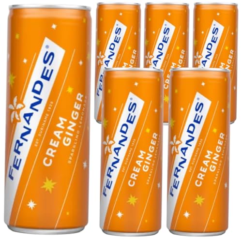 Kohlensäurehaltiges Ingwer-Erfrischungsgetränk – 330 ml Dose, Erfrischender Geschmack, 6 Er von Generisch