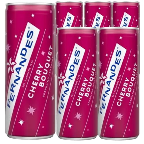 Kohlensäurehaltiges Kirsch-Erfrischungsgetränk – 330 ml Dose, Fruchtiger Geschmack, 6 Er von Generisch