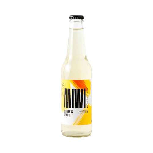 Kombucha Ingwer-Zitronen-Geschmack 330 ml 12er Pack von Generisch