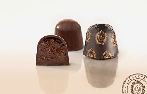 Kuppel zartbitter, griechische Pralinen von der Manufaktur Laurence Galerie de Chocolat in Thessaloniki, ca. 30 g Kuppel zartbitter, griechische Pralinen von der Manufaktur Laurence Galerie de Chocolat in Thessaloniki, ca. 30 g von Generisch