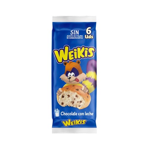 LA BELLA EASO WEIKIS Milchbrötchen mit Schokostückchen 6 Stk. 250 g. 3er Pack von Generisch