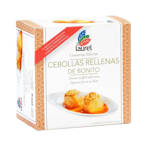 LAUREL Mit Bonito gefüllte Zwiebeln 400 g. 2er-Pack LAUREL Mit Bonito gefüllte Zwiebeln 400 g. 2er-Pack von Generisch