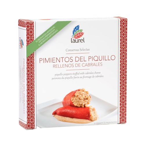 LAUREL Mit Cabrales gefüllte Piquillo-Paprika 270 g. 3er-Pack LAUREL Mit Cabrales gefüllte Piquillo-Paprika 270 g. 3er-Pack von Generisch