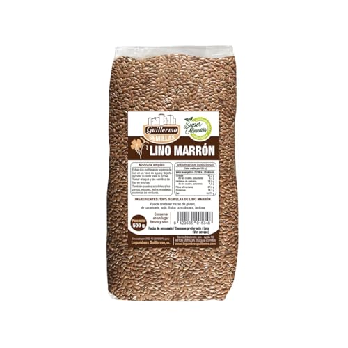 LEGUMBRES GUILLERMO Brauner Leinsamen (Samen) LEGUMBRES GUILLERMO, 500 g, 2er-Packung von Generisch