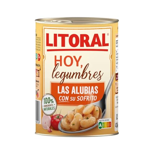 LITORAL Geschmorte Bohnen mit natürlichen Zutaten LITORAL 430 g 3er-Pack. LITORAL Geschmorte Bohnen mit natürlichen Zutaten LITORAL 430 g 3er-Pack. von Generisch