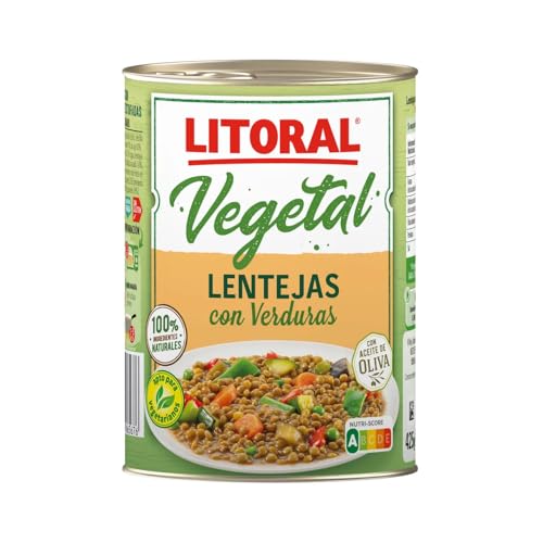LITORAL Linsen mit Gemüse LITORAL Dose 430 g 3er-Pack LITORAL Linsen mit Gemüse LITORAL Dose 430 g 3er-Pack von Generisch
