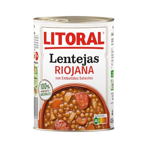 LITORAL Linsen nach Rioja-Art LITORAL Dose 425 g 3er-Pack von Generisch