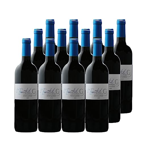 La Girondaise Bordeaux supérieur L'Essentiel Rotwein 2019 - g.U. - Bordeaux Frankreich - Rebsorte Cabernet Franc, Cabernet Sauvignon, Merlot - 12x75cl von Generisch