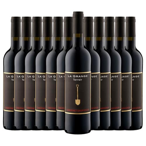 La Grange Cabernet Sauvignon Terroir 2019 (0,75 l) - Eleganter französischer Rotwein mit tiefen Cassis-Noten und samtiger Textur (12 x 0,75 l) von Generisch