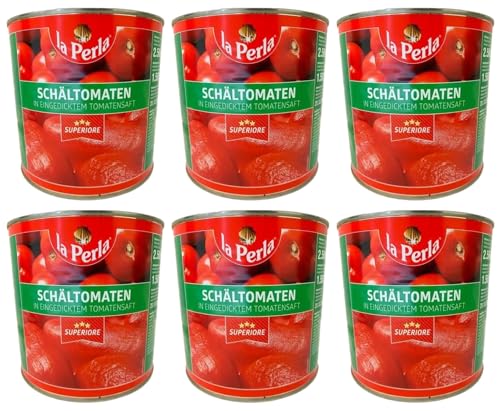 La Perla Schältomaten in Tomatensaft 6 x 2500g von Generisch
