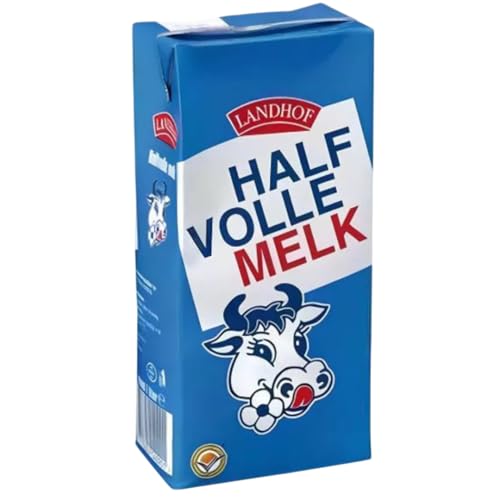 Landhof Holländische Milch Teilentrahmte Milch fettarme Haltbare Milch Teilentrahmte Fett, je 1 Liter, 1 STÜCK Landhof Holländische Milch Teilentrahmte Milch fettarme Haltbare Milch Teilentrahmte Fett, je 1 Liter, 1 STÜCK von Generisch