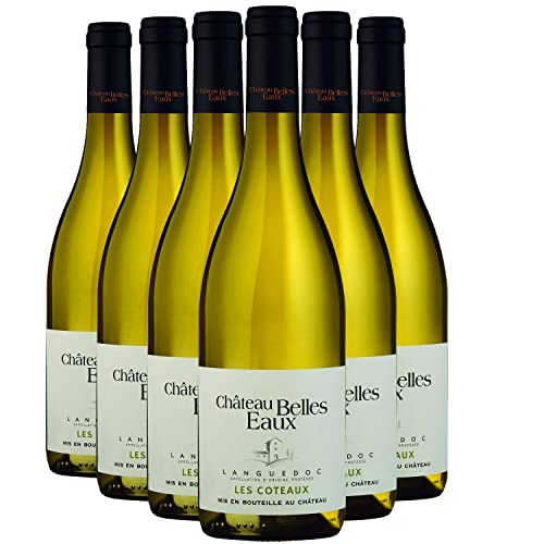 Languedoc Les Coteaux Weißwein 2020 - Château Belles Eaux - g.U. - Languedoc - Roussillon Frankreich - Rebsorte Grenache Blanc, Clairette, Vermentino - 6x75cl von Generisch