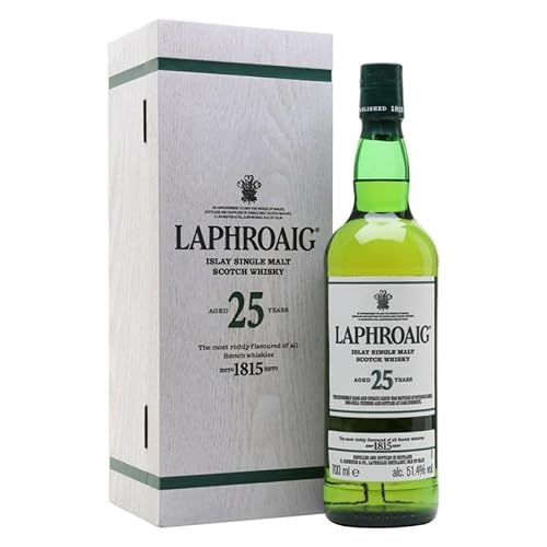 Laphroaig 25 Jahre Cask Strength Islay Single Malt Scotch Whisky - 51,4% Vol. 700 ml von Generisch