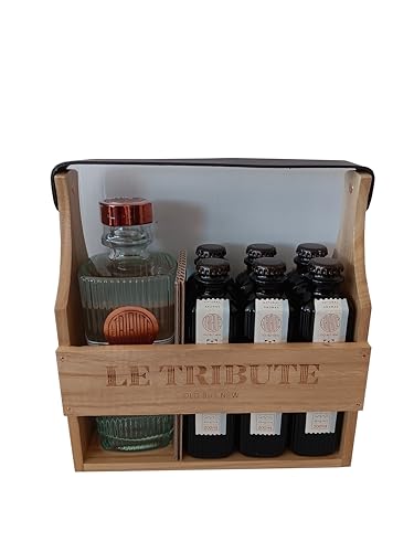 Le Tribute Premium Gin mit 6 Tirbute Tonic in einer Holzkiste Le Tribute Premium Gin mit 6 Tirbute Tonic in einer Holzkiste von Generisch