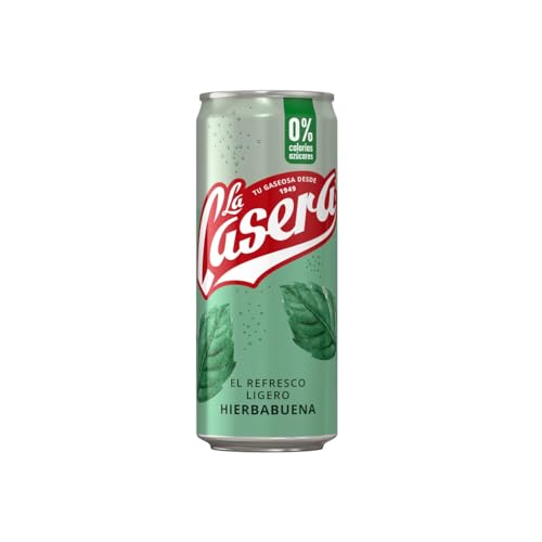 Leichtes Erfrischungsgetränk (Gaseosa) mit Minzgeschmack, 33 cl Dose, 12er Pack von Generisch