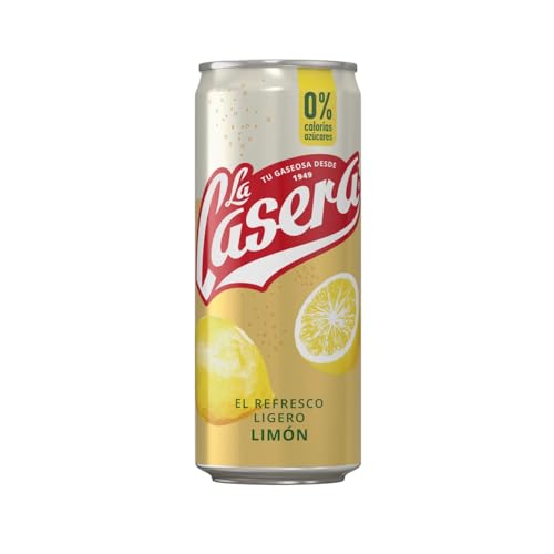 Leichtes Erfrischungsgetränk (Gaseosa) mit Zitronengeschmack spanische03, 33 cl Dose, 12er Pack von Generisch