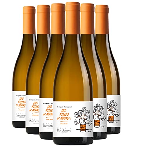 Les Copains d'accord mais les Filles d'Abord Blanc Fruité Weißwein - Gisèle Bordenave - französischer Wein - Süd-West Frankreich - Rebsorte Gros Manseng - 6x75cl Les Copains d'accord mais les Filles d'Abord Blanc Fruité Weißwein - Gisèle Bordenave - französischer Wein - Süd-West Frankreich - Rebsorte Gros Manseng - 6x75cl von Generisch