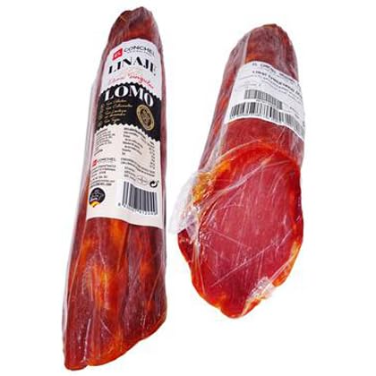 Lomo Duroc – zarte und schmackhafte Premium-Schweinefleischlende - Luftgetrocknete Schweinelende ca. 950 g - Geschenkidee aus Spanien - WF-11133 von Generisch