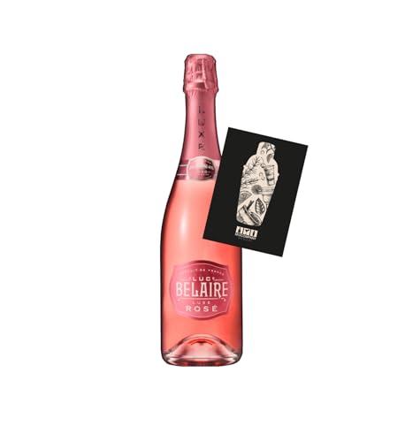 Luc Belaire Luxe Rose 0,75 Liter (12,5% vol) Schaumwein aus Frankreich - [Enthält Sulfite] von Generisch
