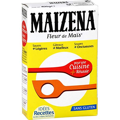 MAIZENA Fleur de Mais Glutenfrei, Reine Maisstärke ideal zum Binden und Backen 400 Gramm MAIZENA Fleur de Mais Glutenfrei, Reine Maisstärke ideal zum Binden und Backen 400 Gramm von Generisch