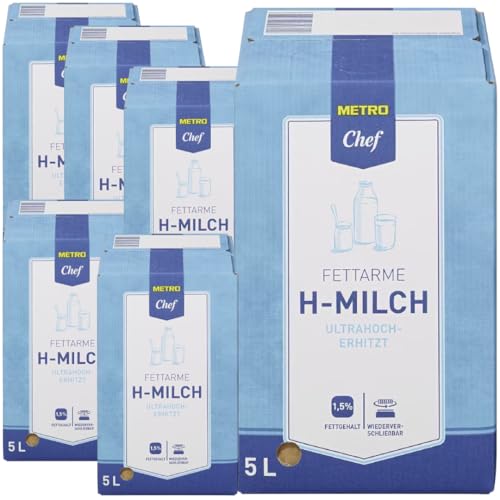 METCHEF H-Milch fettarme milch%1,5 Fett Haltbare Milch Wiederverschließbar 5000 Mililiter, 6 STÜCK METCHEF H-Milch fettarme milch%1,5 Fett Haltbare Milch Wiederverschließbar 5000 Mililiter, 6 STÜCK von Generisch